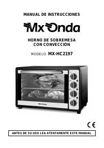 Manual MX Onda MX-HC2197 Oven