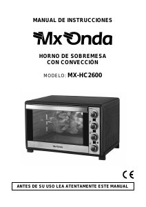 Manual MX Onda MX-HC2600 Oven