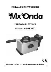 Manual MX Onda MX-FR2127 Fritadeira