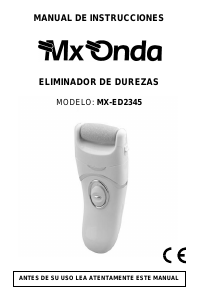 Bedienungsanleitung MX Onda MX-ED2345 Hornhautentferner