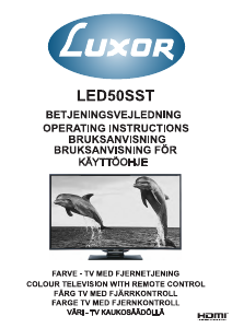 Handleiding Luxor LED50SST LED televisie