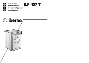 Manuale Iberna ILF 457 IT Lavatrice