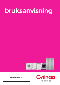 Bruksanvisning Cylinda SIB 872 KV Spis
