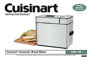 Manual Cuisinart CBK-100 Bread Maker