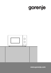 Руководство Gorenje MO21MGE Микроволновая печь