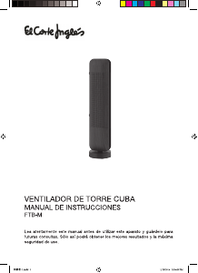 Handleiding El Corte Inglés FTB-M Ventilator