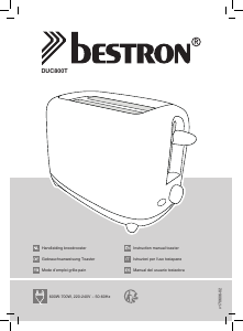 Manual de uso Bestron DUC800T Tostador