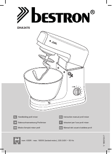 Handleiding Bestron DHA3470 Standmixer