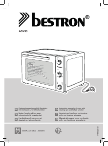 Handleiding Bestron AOV55 Oven