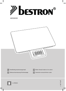 Manual Bestron AKS300H Kitchen Scale