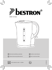 Mode d’emploi Bestron AWK1101Z Bouilloire