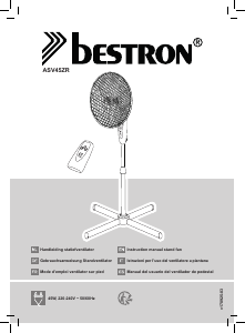 Handleiding Bestron ASV45ZR Ventilator