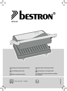 Handleiding Bestron APG150 Contactgrill