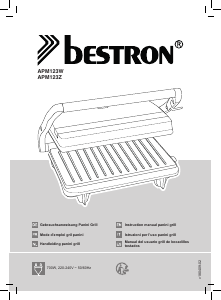 Mode d’emploi Bestron APM123W Grill