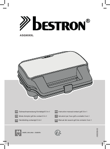 Handleiding Bestron ASG90XXL Contactgrill