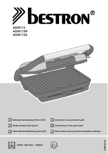 Handleiding Bestron ASW113 Contactgrill