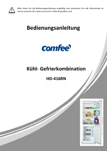 Bedienungsanleitung Comfee HD-416RN Kühl-gefrierkombination