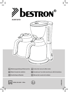 Manual de uso Bestron ACM730TD Máquina de café