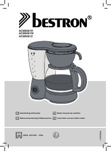 Bedienungsanleitung Bestron ACM6081W Kaffeemaschine