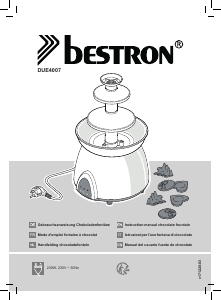 Manual de uso Bestron DUE4007 Fuente de chocolate