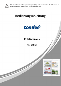 Bedienungsanleitung Comfee HS-146LN Kühlschrank