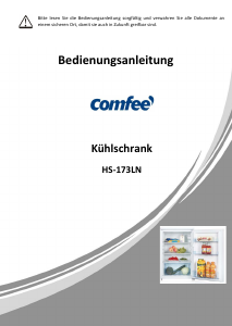 Bedienungsanleitung Comfee HS-173LN Kühlschrank