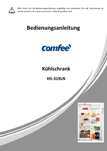 Bedienungsanleitung Comfee HS-319LN Kühlschrank