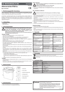 Handleiding Conrad IPS018.s Papiervernietiger