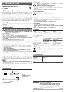 Bruksanvisning Conrad IPS050D Dokumentförstörare