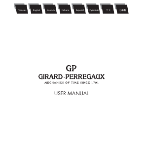 Handleiding Girard-Perregaux 80189D11A231-CB6A Laureato Horloge