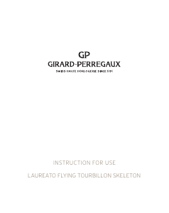Handleiding Girard-Perregaux 99110-53-001-53A Laureato Horloge