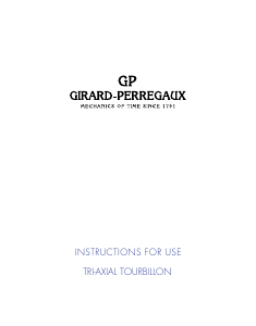 Manual Girard-Perregaux 99815-53-153-BA6A Bridges Watch