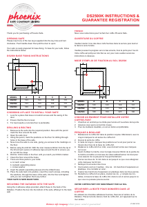 Mode d’emploi Phoenix DS2502K Coffre-fort
