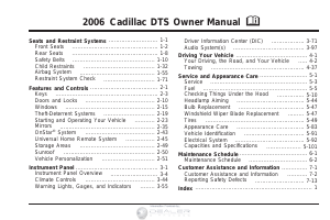 Handleiding Cadillac DTS Sedan (2006)