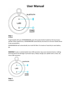 Bruksanvisning Ultimate Ears WONDERBOOM Högtalare