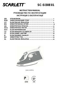 Посібник Scarlett SC-SI30E01 Праска