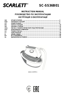 Handleiding Scarlett SC-SS36B01 Strijkijzer