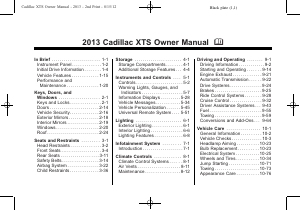 Handleiding Cadillac XTS Sedan (2013)