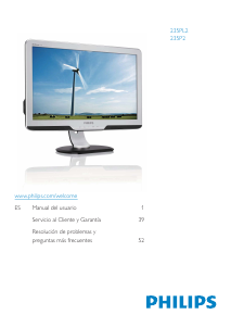 Manual de uso Philips 235P2EB Monitor de LCD