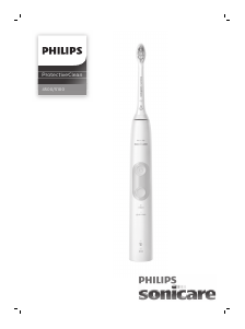 Manual Philips HX6837 Sonicare Escova de dentes elétrica