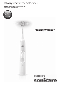 Rokasgrāmata Philips HX8982 Sonicare HealthyWhite+ Elektriskā zobu birste