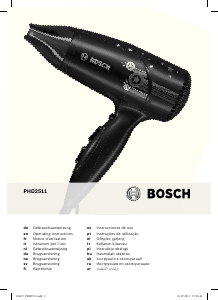 Εγχειρίδιο Bosch PHD2511 StarShine Πιστολάκι μαλλιών