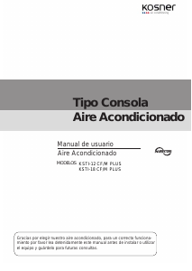 Manual de uso Kosner KSTI-18 CF/M Plus Aire acondicionado