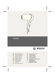 Руководство Bosch PHD3304 PurplePassion Фен