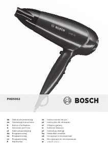 Manual Bosch PHD5962 PureStyle Hair Dryer