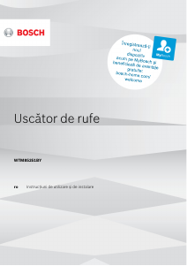 Manual Bosch WTM85251BY Uscător