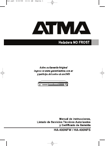 Manual de uso Atma HA-400NFS Frigorífico combinado