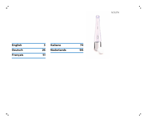 Mode d’emploi Philips SC5274 VisaPure Essential Brosse de nettoyage du visage