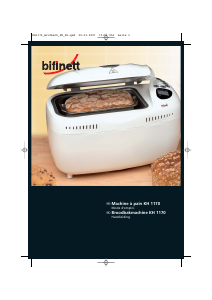 Mode d’emploi Bifinett KH 1170 Machine à pain