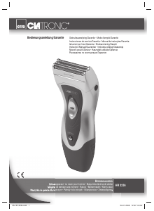 Manuale Clatronic HR 3236 Rasoio elettrico